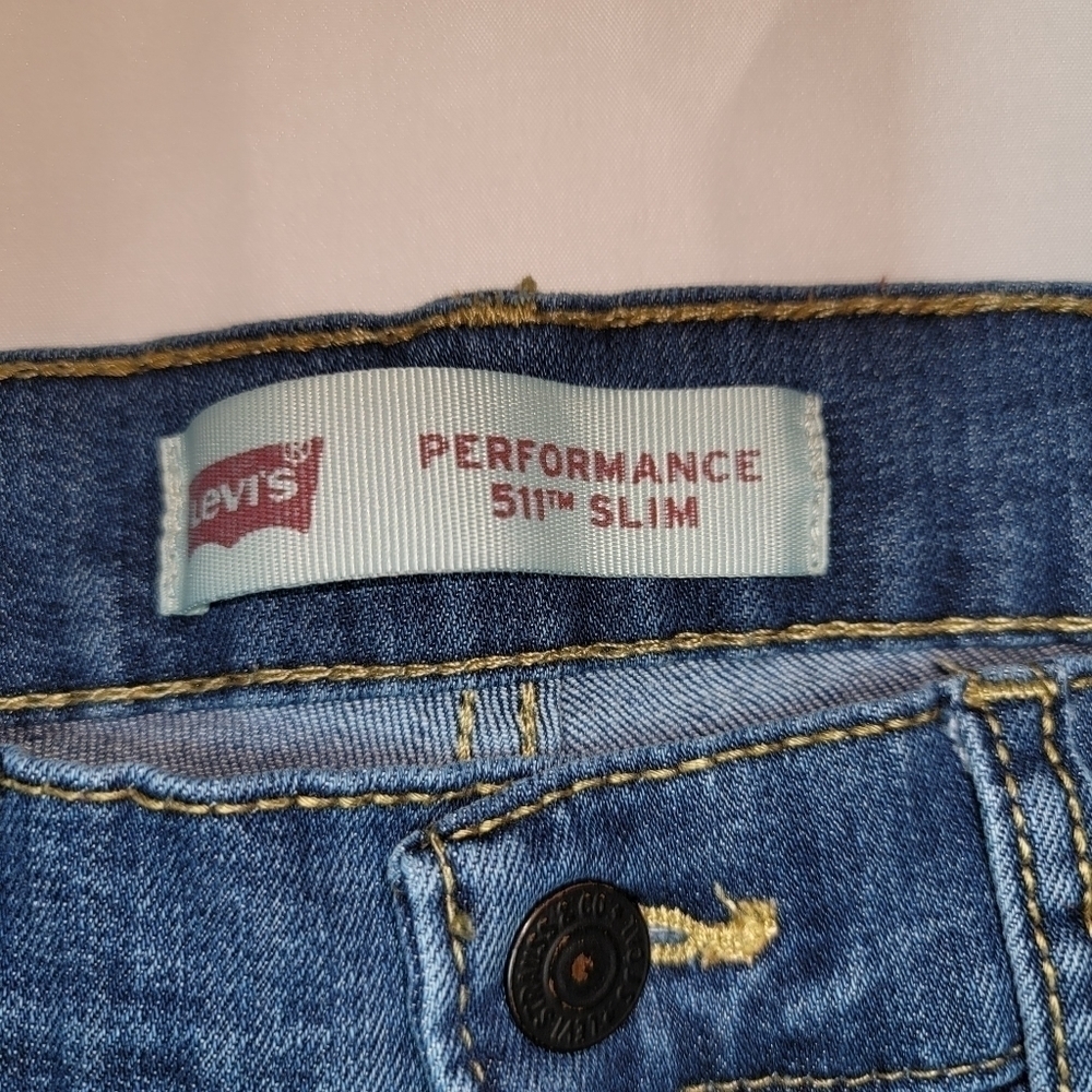 Levi's Performance 511 Slim Mens Size W28/L28; Teens Size 16 Regular - Picture 6 of 13